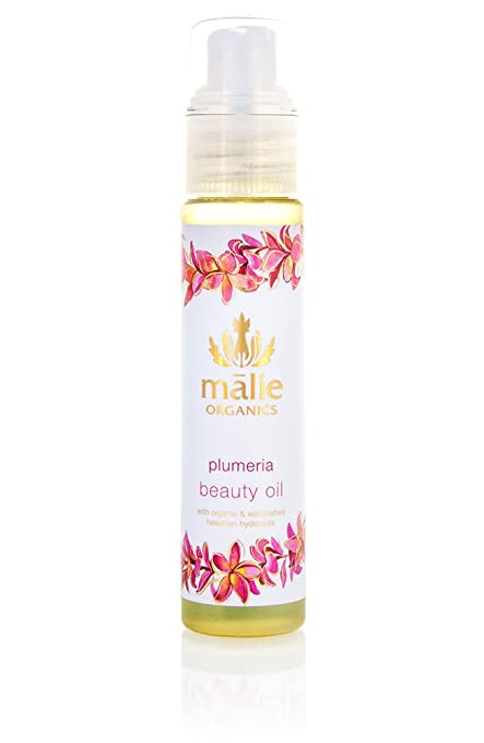 Malie Organics' Plumeria All Natural Organic Therapeutic Botanical Beauty Oil, Moisturization & Nourishment for any skin type.
